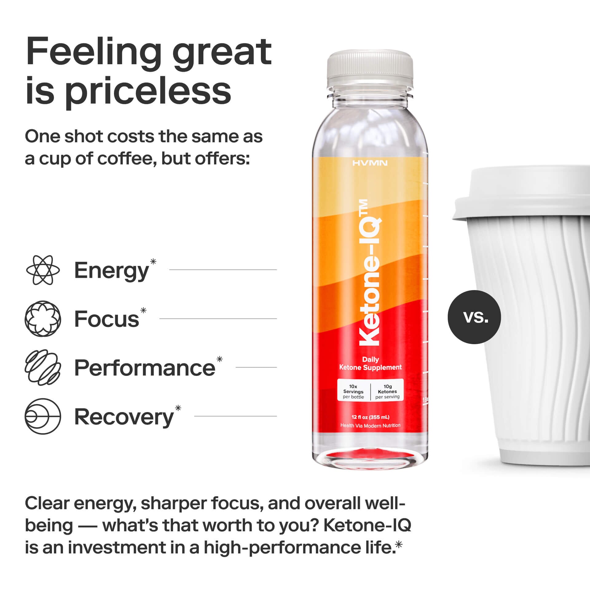 Ketone-IQ sin cafeína multiporción