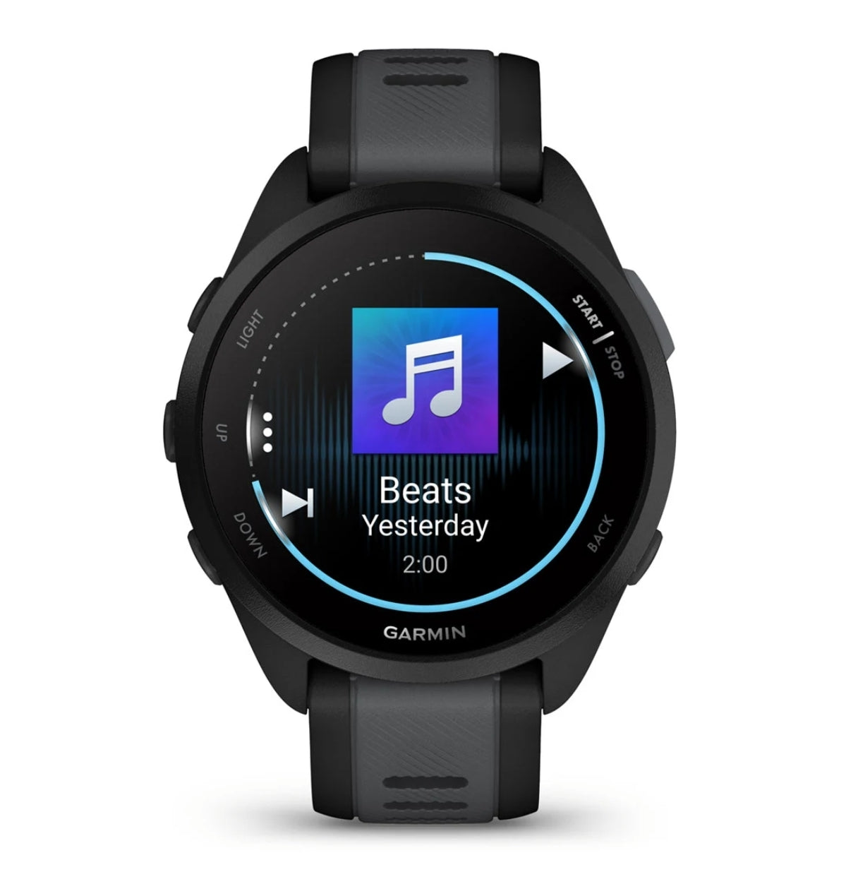 Reloj Negro Forerunner® 165 Música