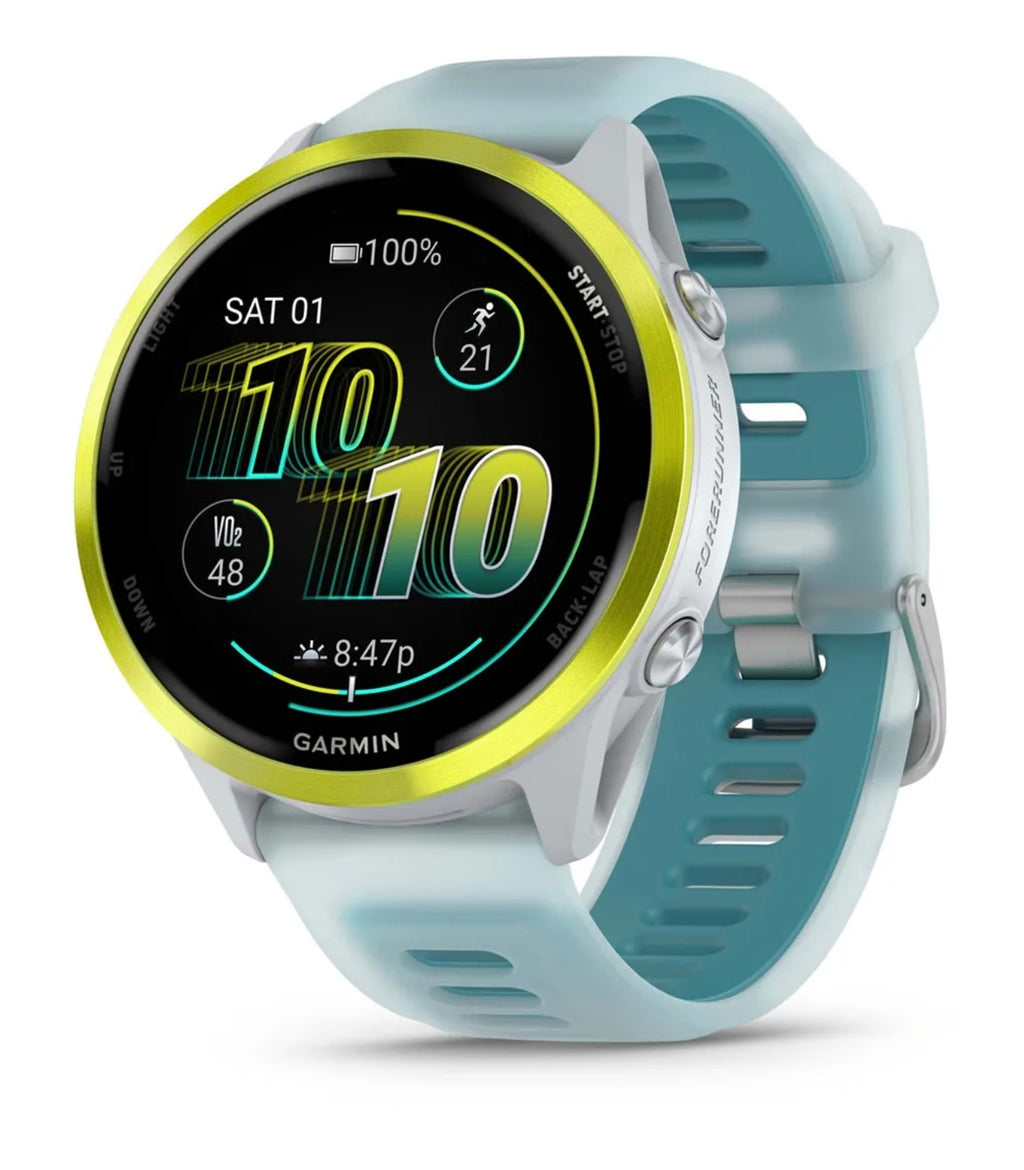 Reloj Garmin piedra blanca y turquesa Garmin Forerunner® 570 music