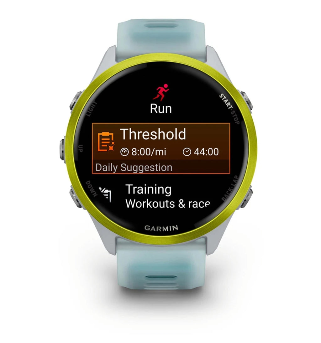 Reloj Garmin piedra blanca y turquesa Garmin Forerunner® 570 music