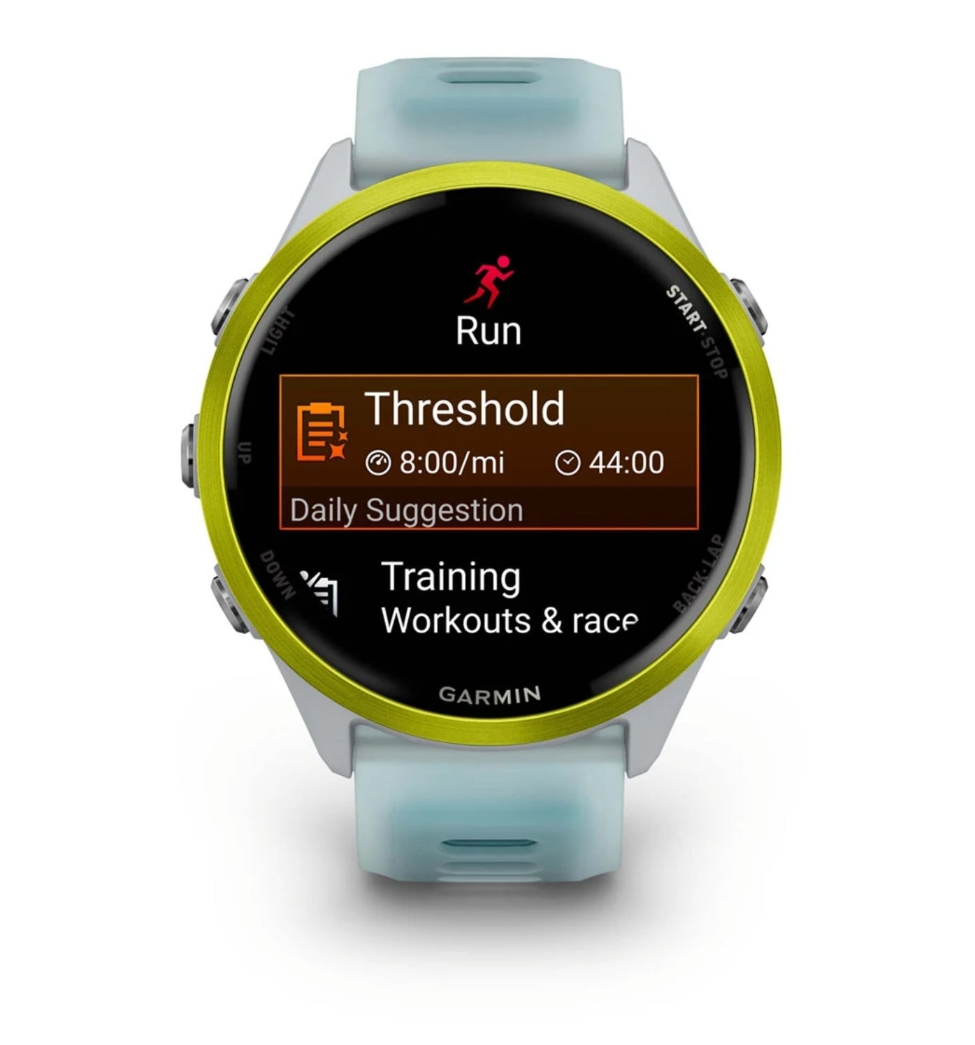 Reloj Garmin piedra blanca y turquesa Garmin Forerunner® 570 music
