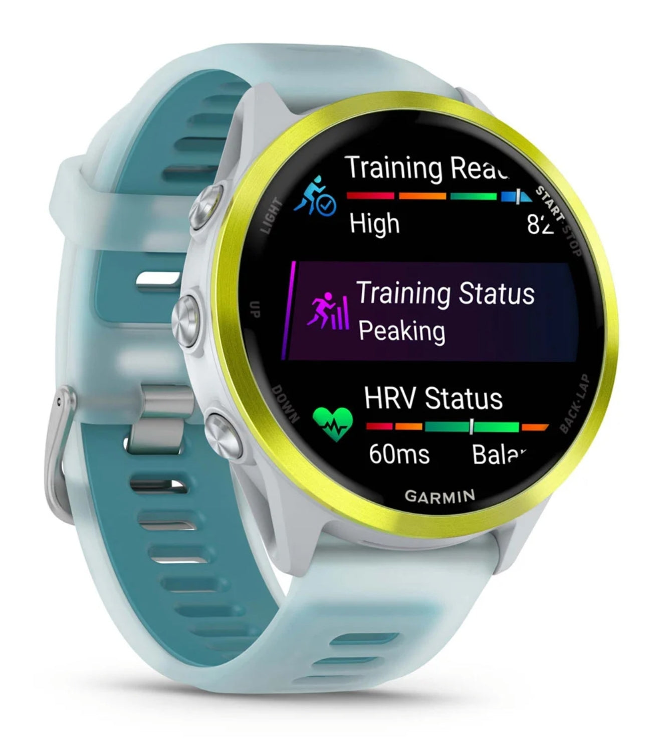 Reloj Garmin piedra blanca y turquesa Garmin Forerunner® 570 music