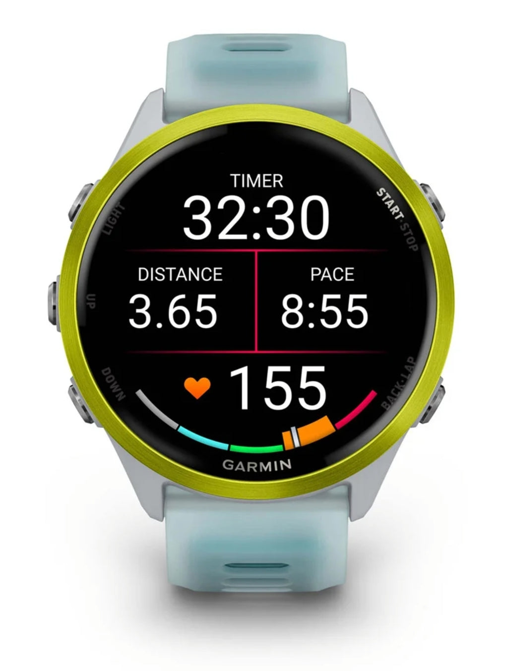 Reloj Garmin piedra blanca y turquesa Garmin Forerunner® 570 music