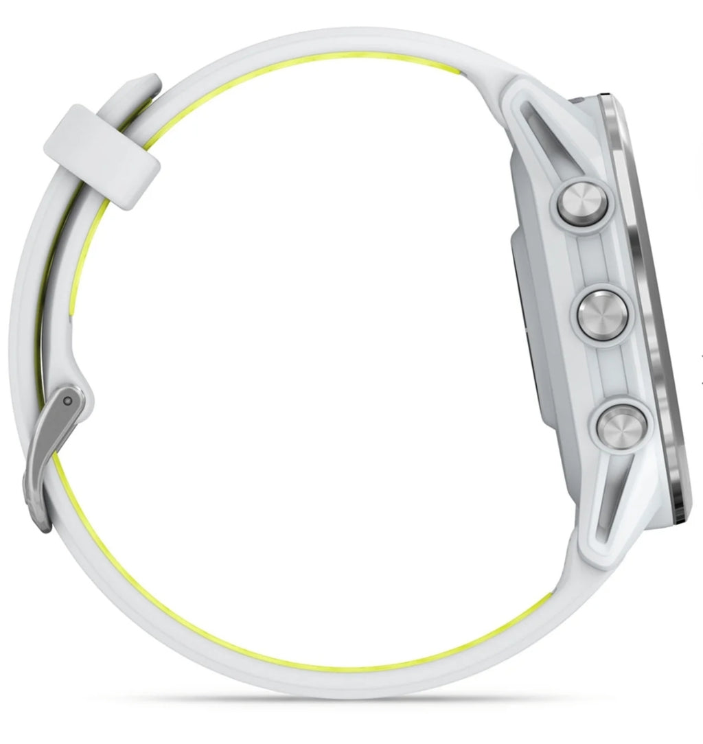Reloj piedra blanca y amarillo Amp Garmin Forerunner® 970 music