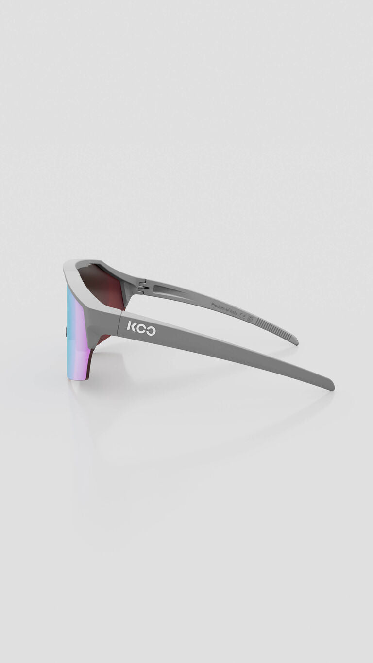 Gafas Koo Alibi Gris Mate / Espejo Turquesa