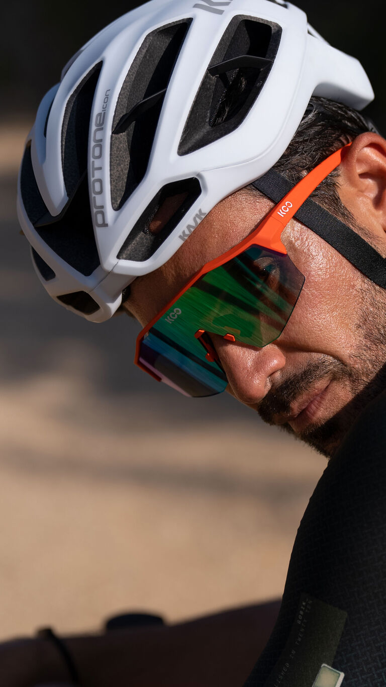 Gafas Koo Alibi Naranja mate / Espejo verde
