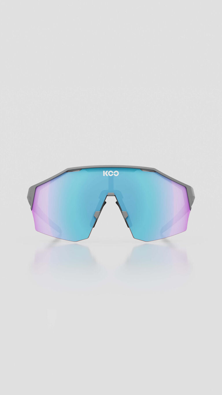 Gafas Koo Alibi Gris Mate / Espejo Turquesa